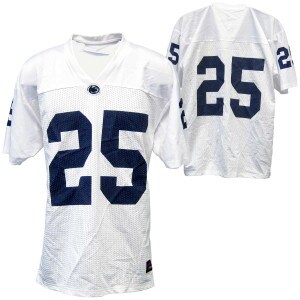 white Penn State football jersey #25